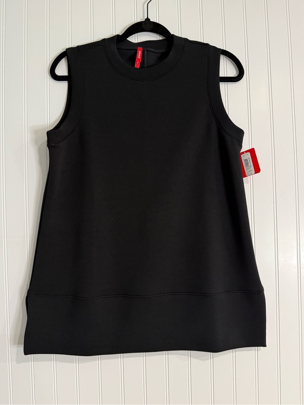 SPANX Air Essentials Black Tunic Tank Top - Picture 3 of 5